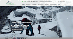 Desktop Screenshot of peakclimbingnepal.com